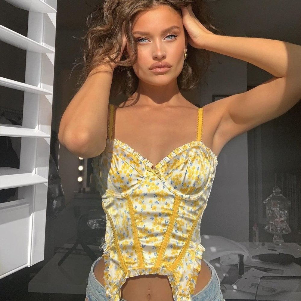 For Love & Lemons Daffodil Bustier ☀️